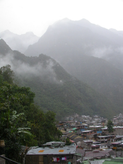view to Aguas Calientes	