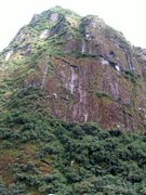 Aguas Calientes, the steep rocks surrounding the city