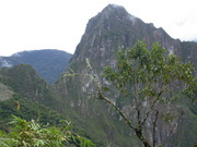 Machu Picchu, view to the peak Huaynapicchu