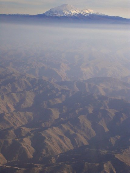landscape by Arequipa with snow capped mountains (Nevada Chanchani)