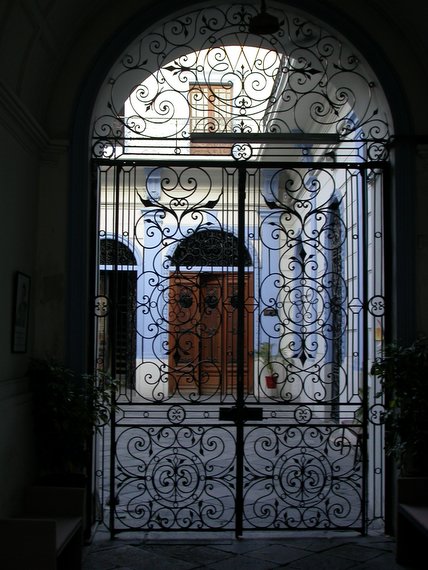 Arequipa, nice gate of a patio