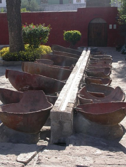 Arequipa, monastery Santa Catalina, “laundtrette”