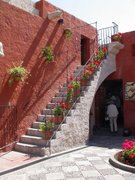 Arequipa, patio in the historical city centre