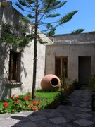 Arequipa, patio in the historical city centre