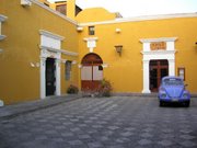 Arequipa, patio in the historical city centre