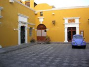 Arequipa, patio in the historical city centre