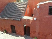 Arequipa, monastery Santa Catalina, buildings of the red district