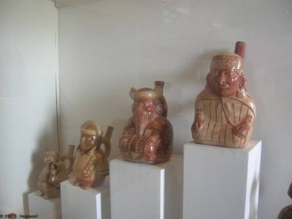 Pottery in Museum Museo Rafael Larco Herrera