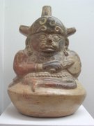 Pottery in Museum Museo Rafael Larco Herrera