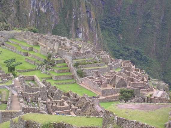 Machu Picchu, part of the city