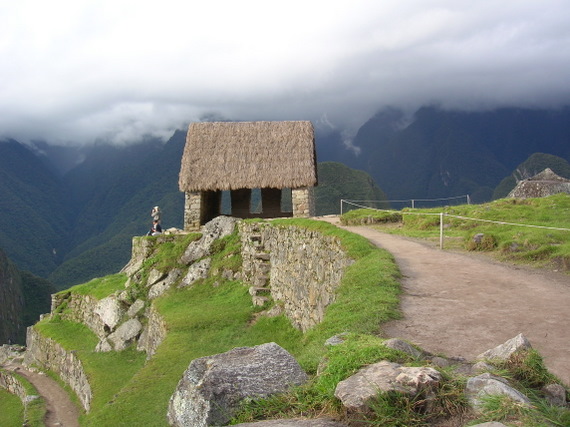 Machu Picchu, watch mans hut