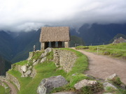 Machu Picchu, watch mans hut
