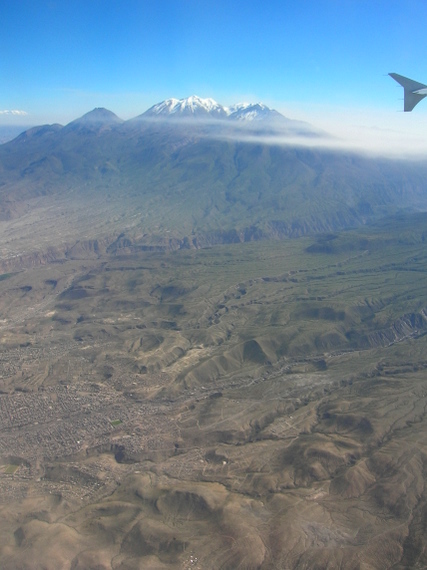 Flight from Arequipa to Juliaca, Nevada Chanchani