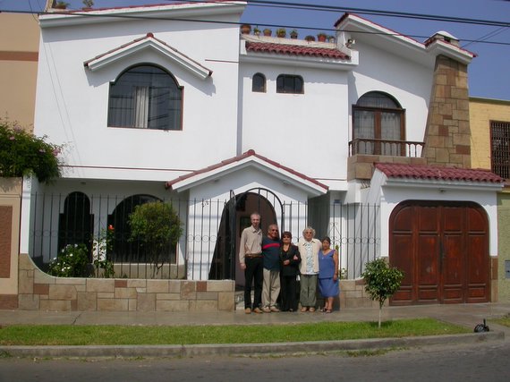 Trujillo, quarter El Recreo, the house of the family of our friend Prof. Aldave