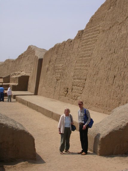 ChanChan by Trujillo, the walls of the ancient city