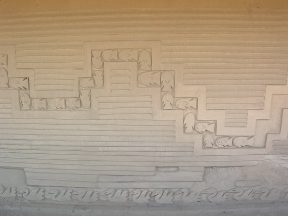 ChanChan by Trujillo, restored walls with ornaments