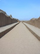ChanChan by Trujillo, main road of the ancient city